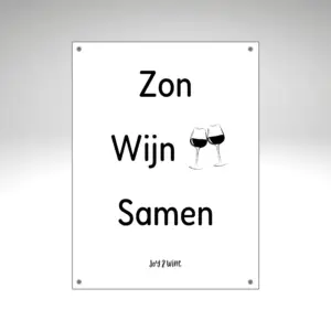 post zon wijn samen