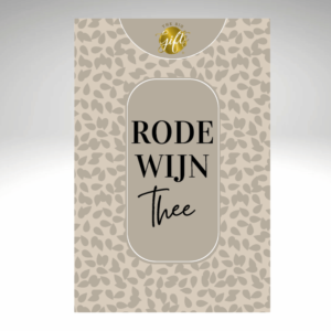 Rode wijn thee